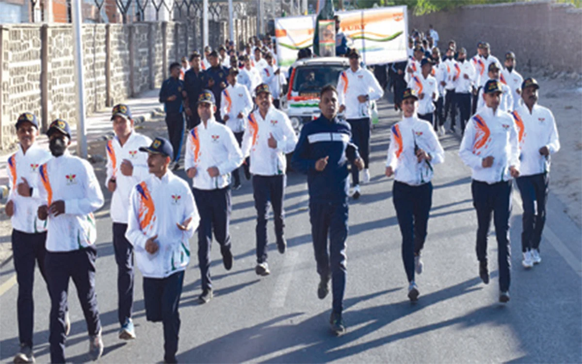 Run for Fun organized in Leh