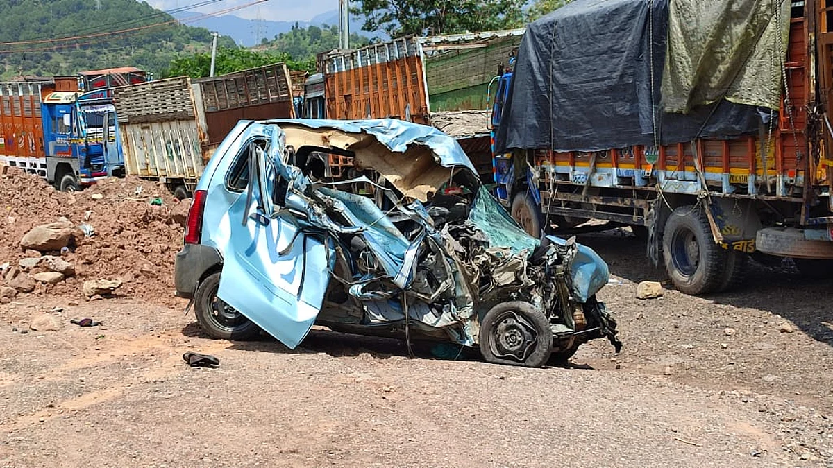 Two dead, another injured in truck-car collision inside Chenani-Nashri Tunnel