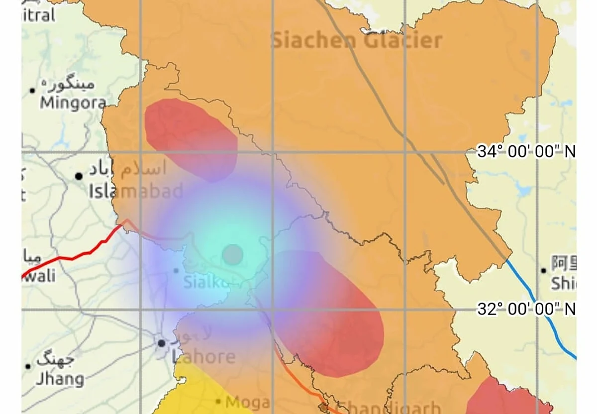 The slight intensity earthquake measuring 3.6 on the Richter Scale occurred in J&K at 5.08 a.m. on Thursday.