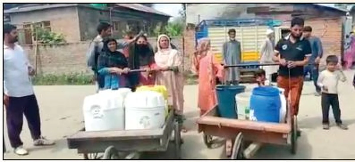 Acute water scarcity hits Sopore village, residents suffer