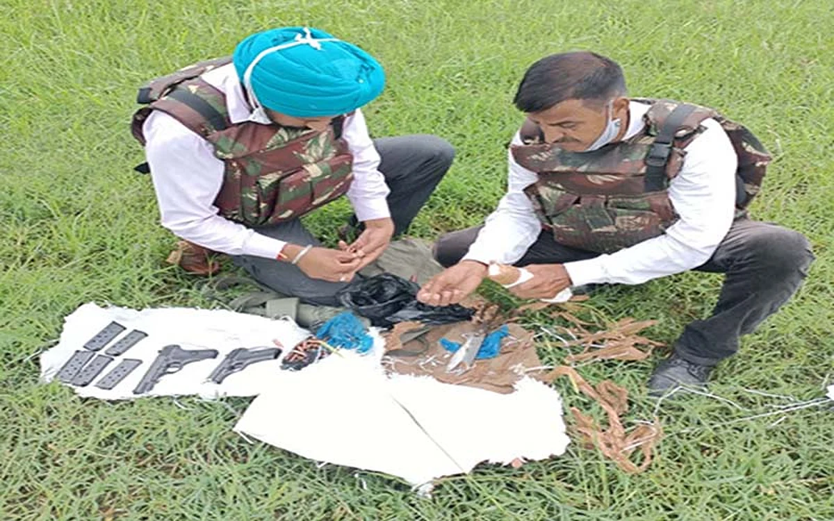 2 pistols, 122 rounds seized from Samba village
