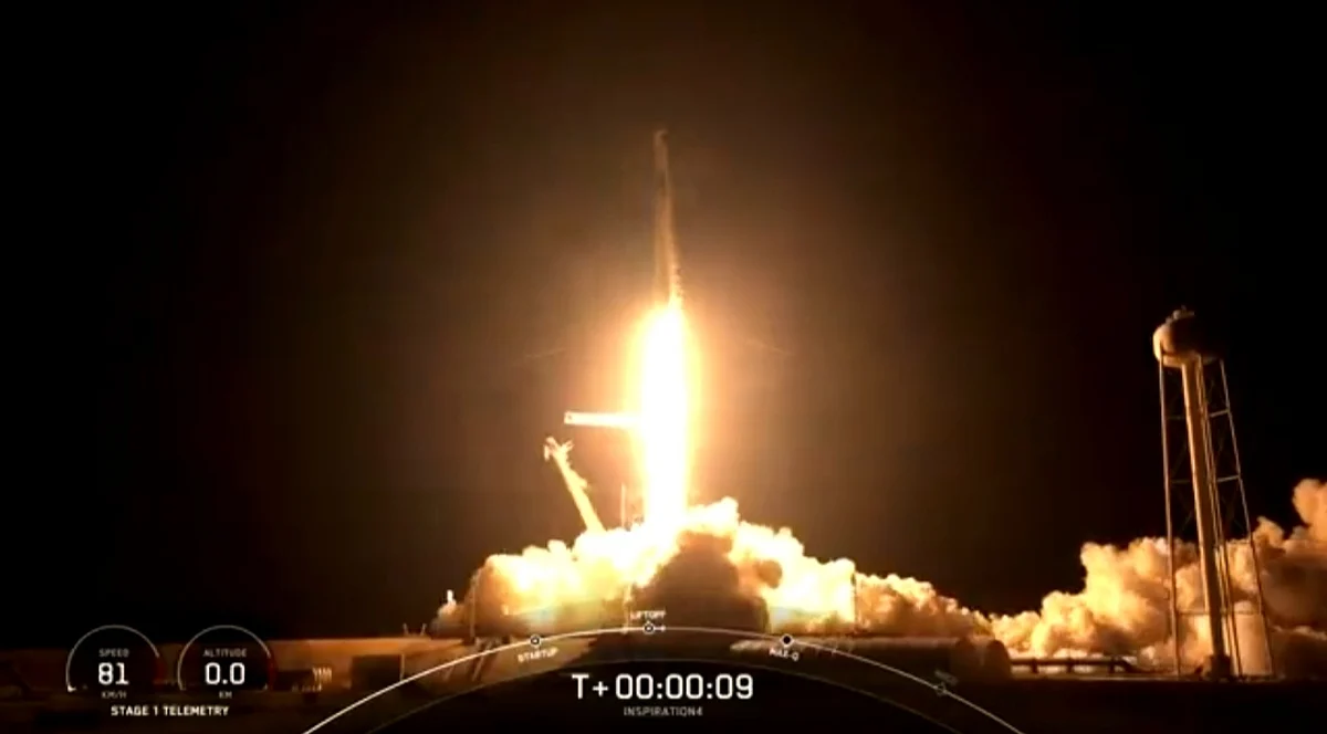 Inspiration4: SpaceX's all-civilian mission launches to orbit