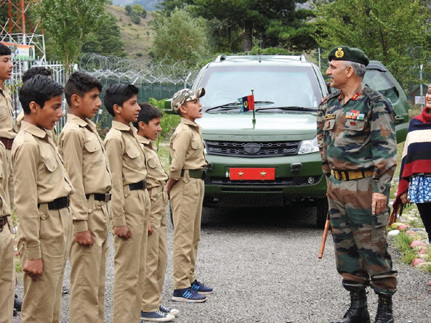 A statement of the Army issued here said that Lt Gen D P Pandey visited the NCC’s combined annual training camp underway in the Gurez-Tulail sector and was given a guard of honour.