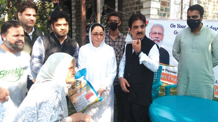 BJP celebrates PM Modi’s birthday in J&K