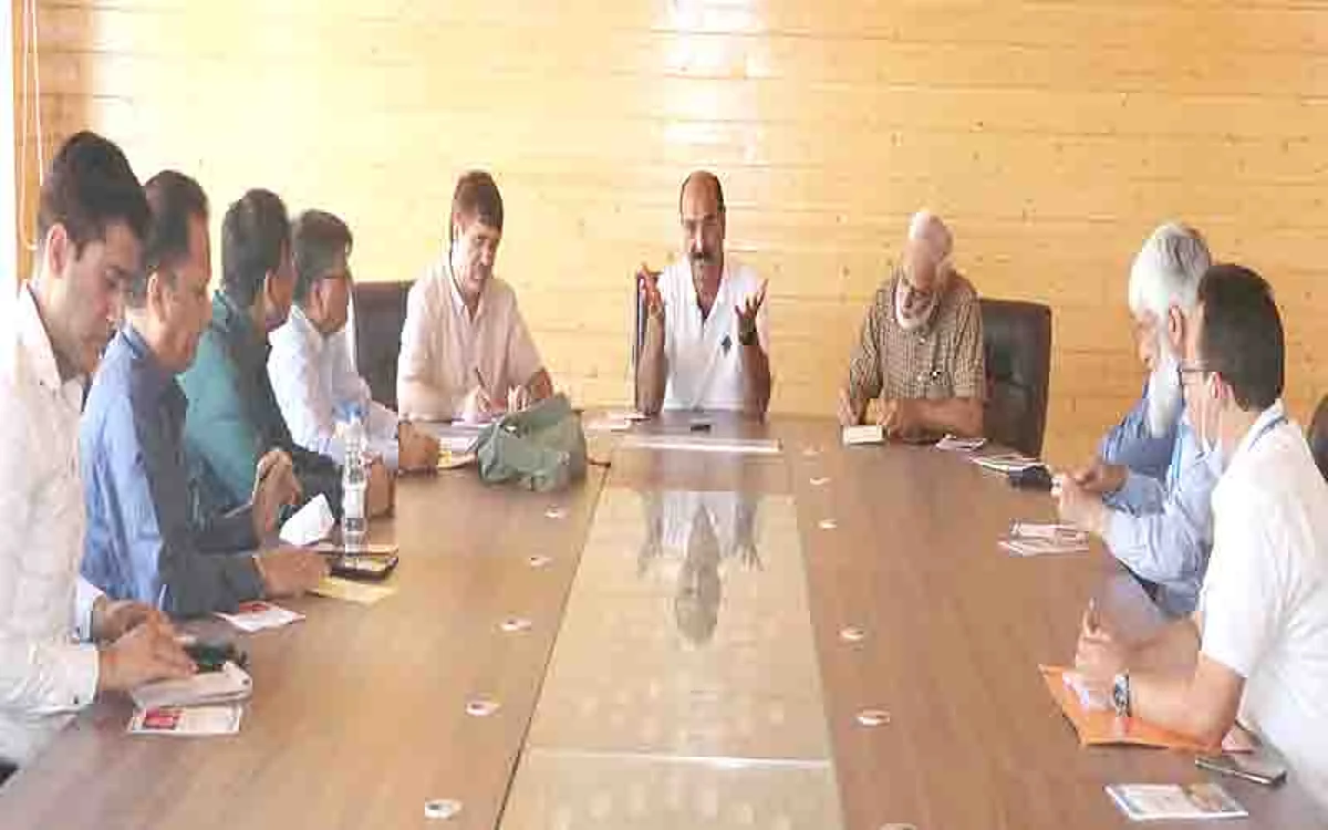 Modalities for saffron cultivation in Sikkim discussed with Agrideptt