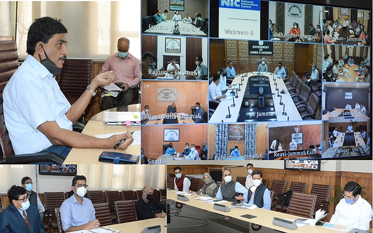 CS reviews progress of district plans in J&K