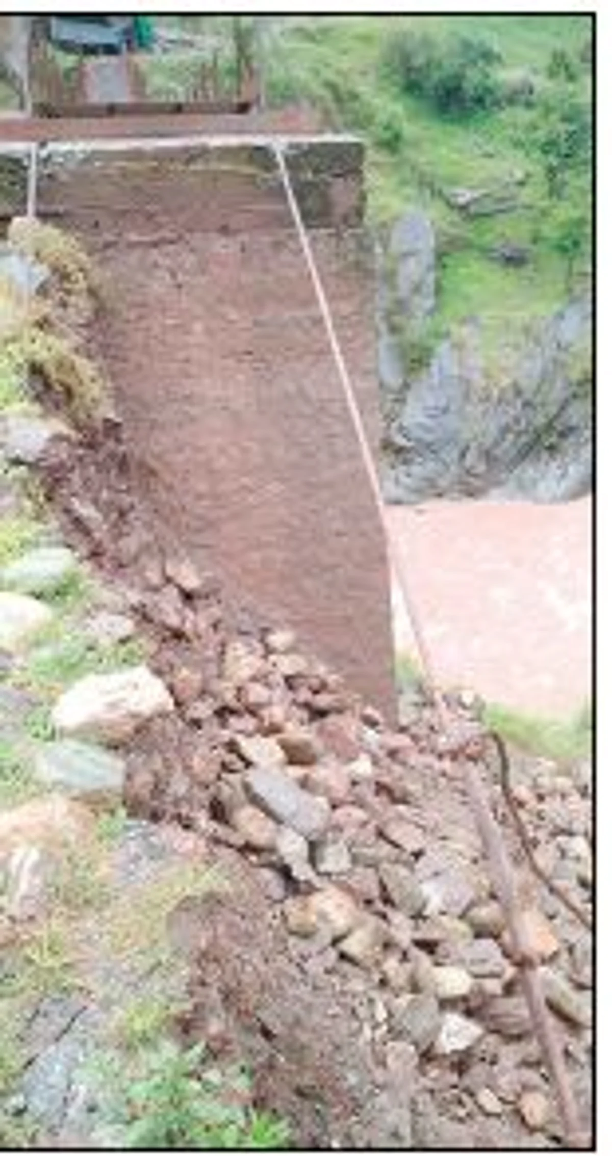 Rains damage Kangota bridge