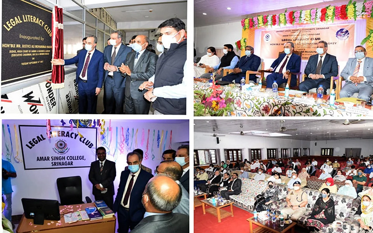 Justice Magrey inaugurates Legal Literacy Club at Amar Singh College