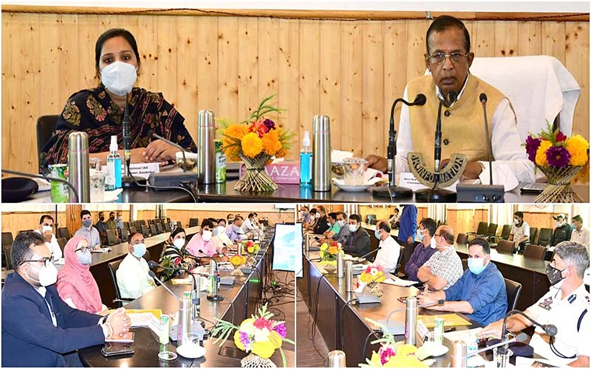 Union MoS for Industries, Commerce reviews developmental scenario in Ganderbal
