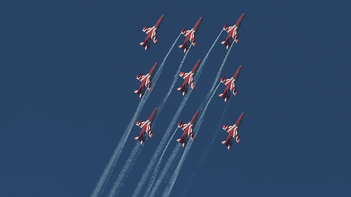 Srinagar air show makes a comeback after 14 years, captivates people