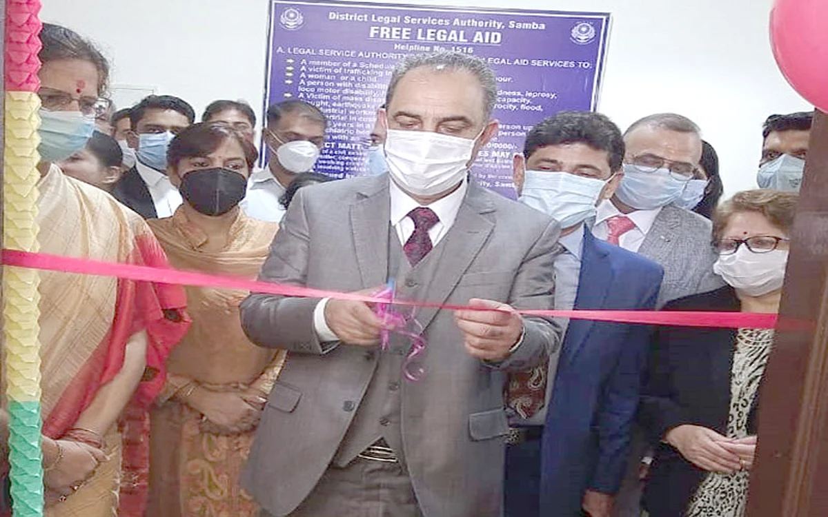 Justice Magrey inaugurates Vidhik Seva Kendra at Samba