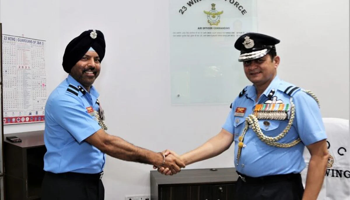 Air Commodore GS Bhullar takes over as AOC of AFS Jammu