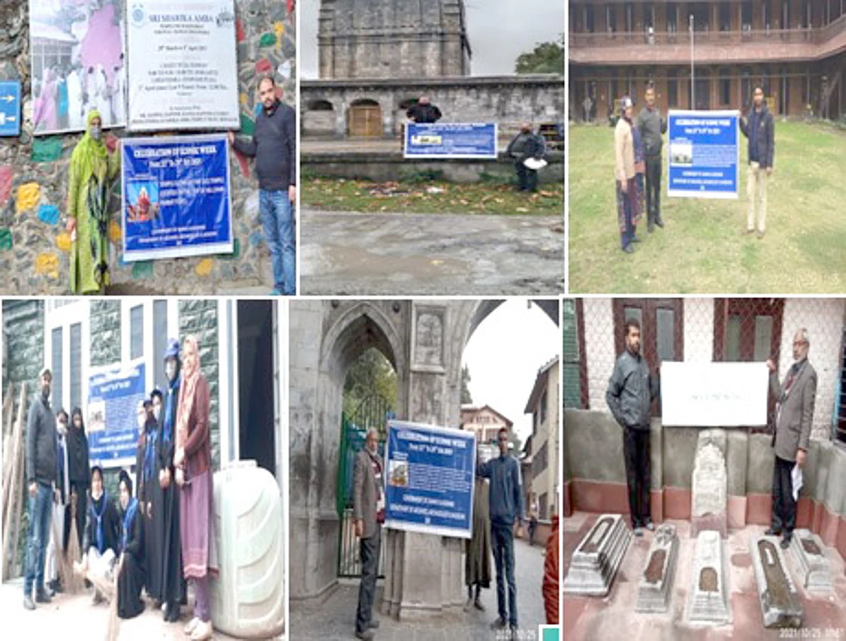Iconic Week Observance | Cleanliness drive starts in heritage, religious spots