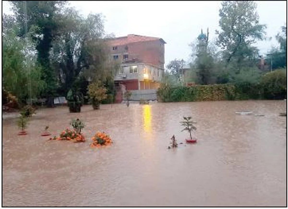 Poor drainage, encroachments lead to water-logging in Anantnag town