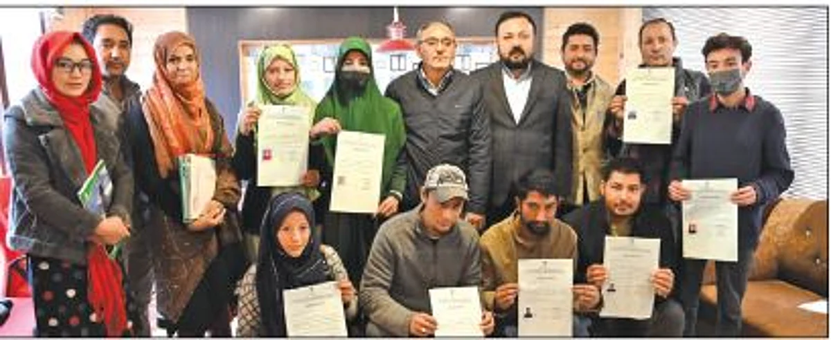Fatima Banoo first in Kargil to get ‘Ladakh resident’ certificate