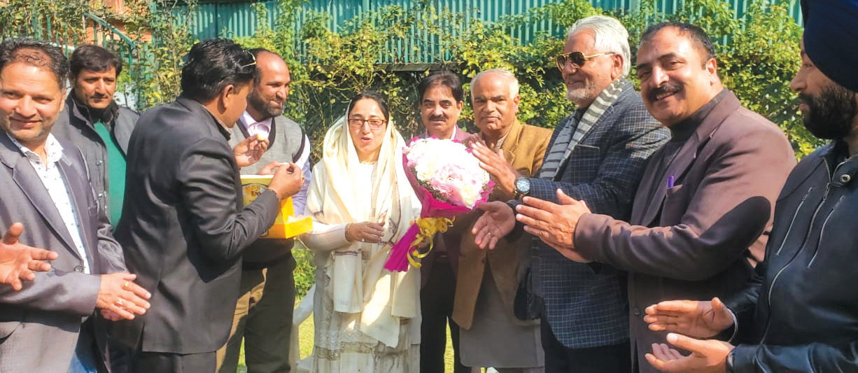 BJP felicitates Darakhshan for elevation to national executive body