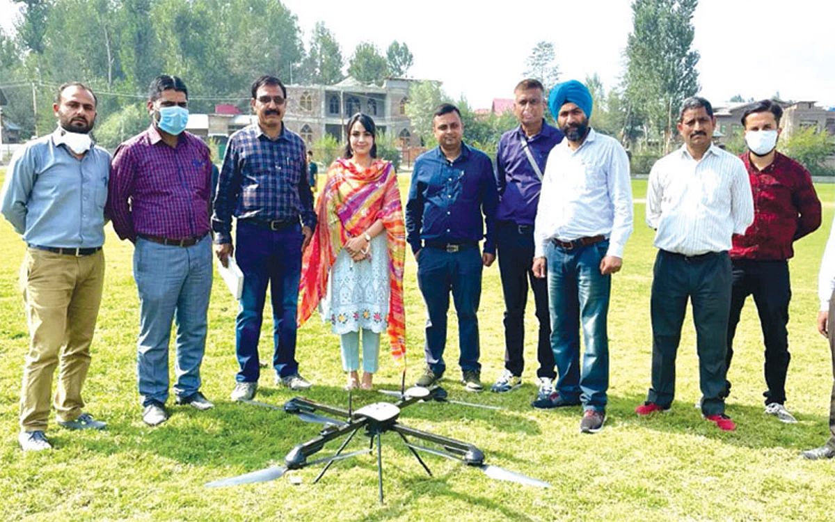 ‘Survey of India’ kick off Kashmir project with Soiteng village’s drone inspection