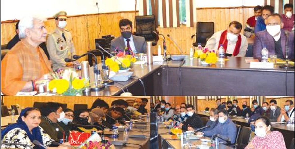 Overwhelming progress in social sector schemes: LG Manoj Sinha