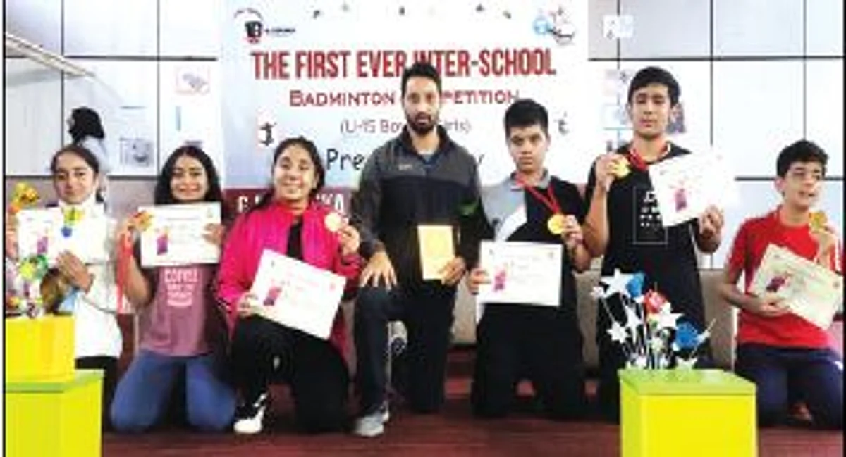 DPS Srinagar wins a rich haul in inter-school badminton championship