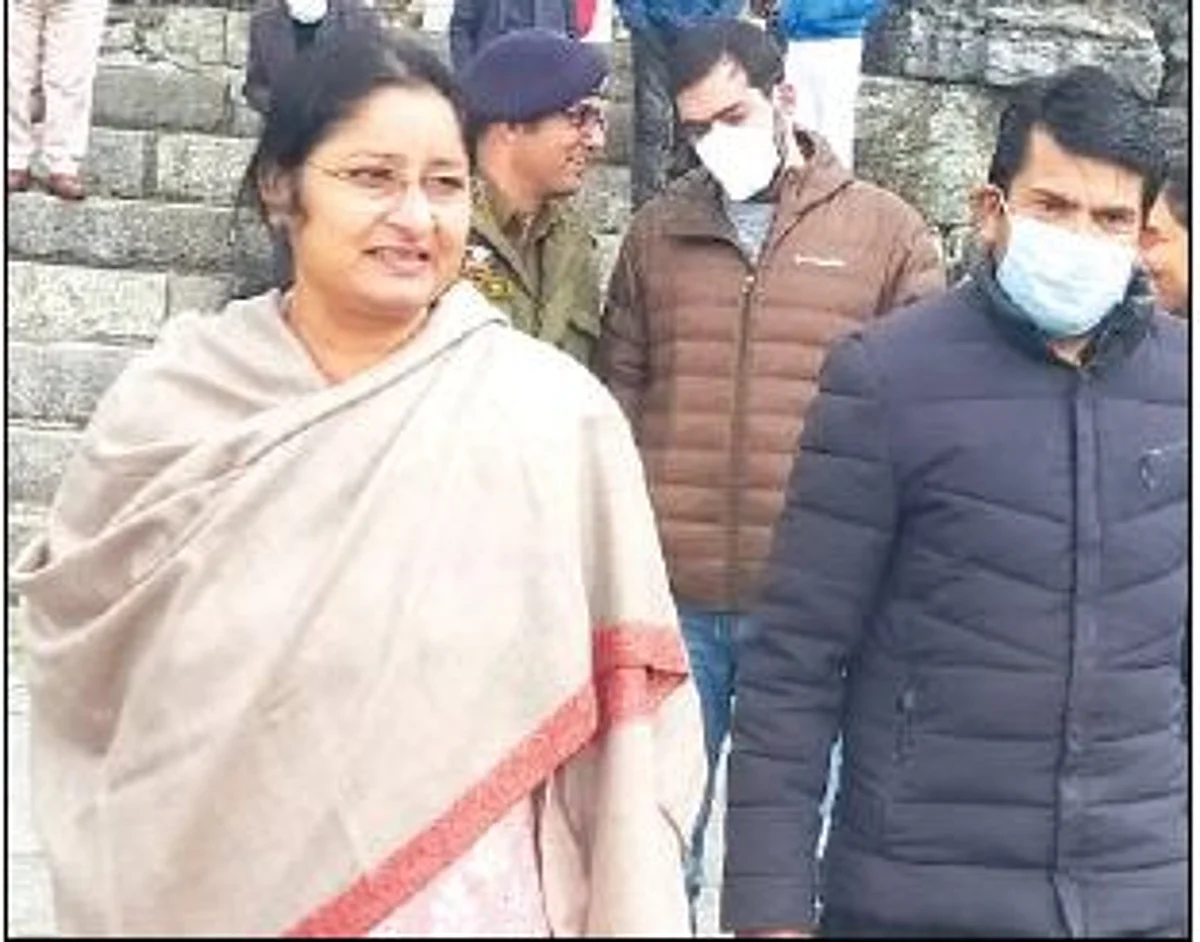 Union MoS Education Annpurna Devi visits Martand Sun Temple