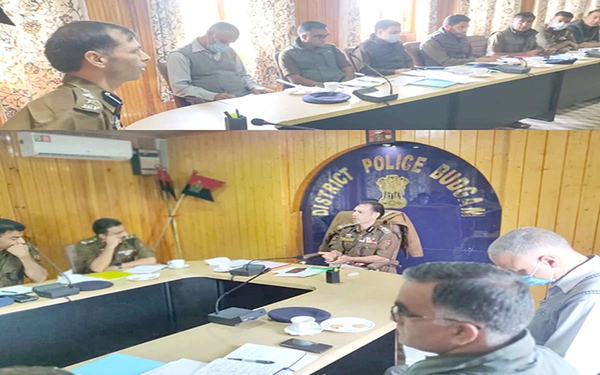 SSP Budgam chairs joint security review meeting