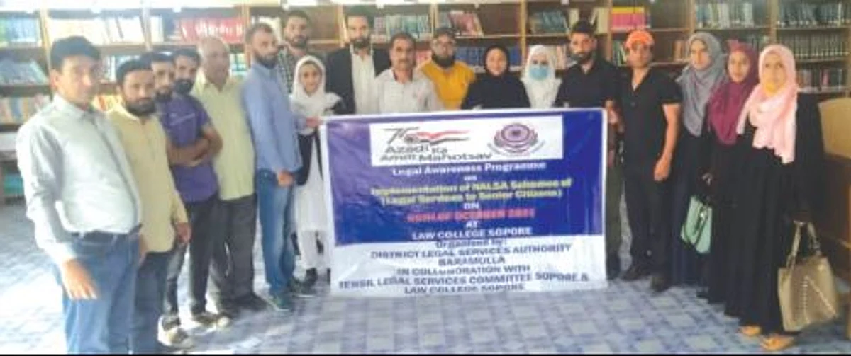 Legal awareness prog conducted at Sopore law college