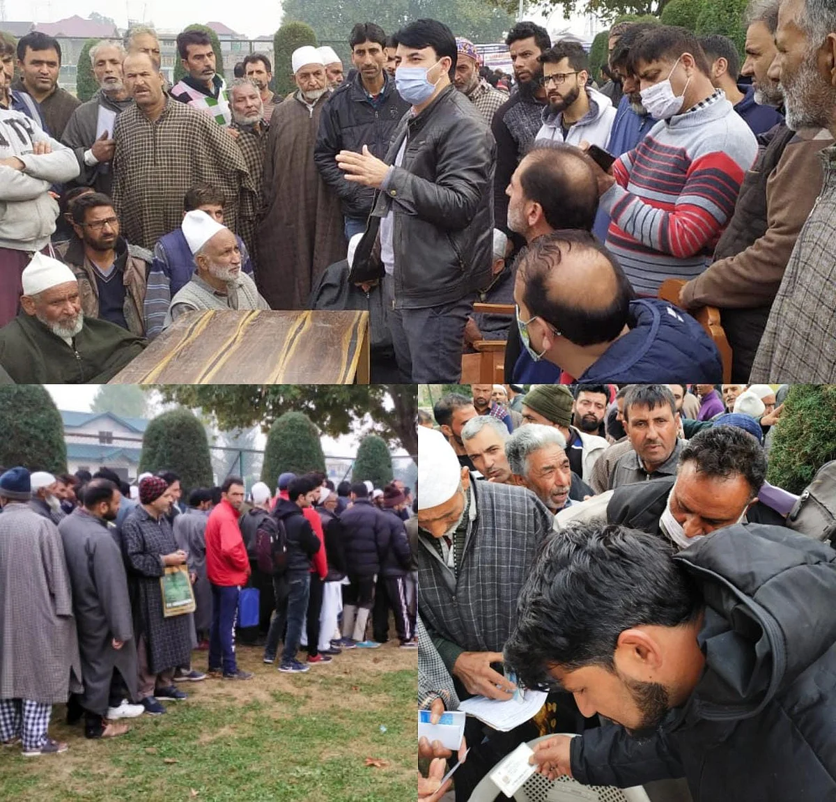 District Administration holds registration camp for unorganized workers at Soura