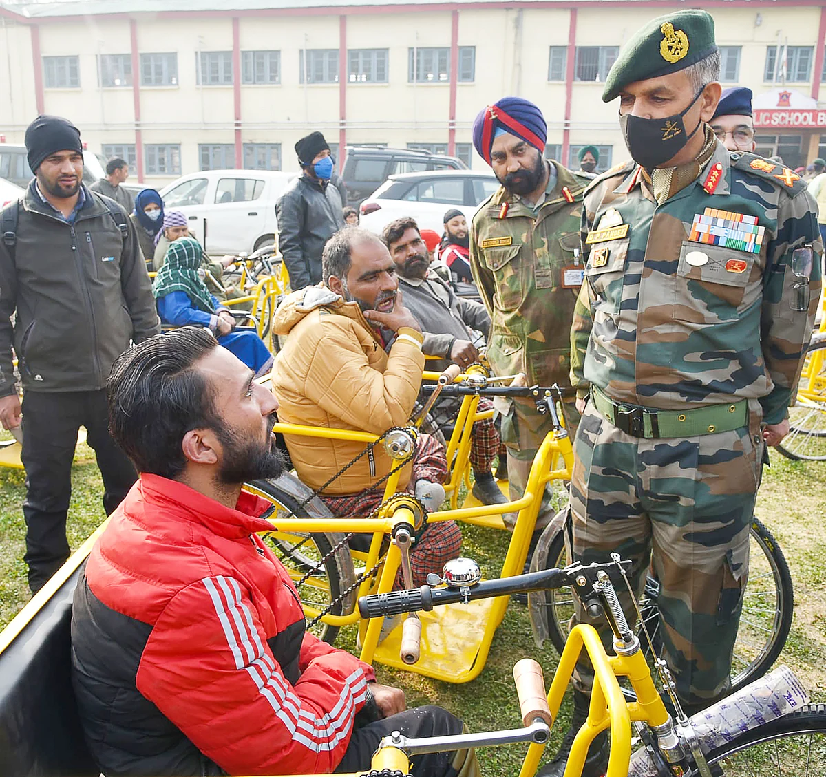 Artificial limb fitment camp at BB Cantt