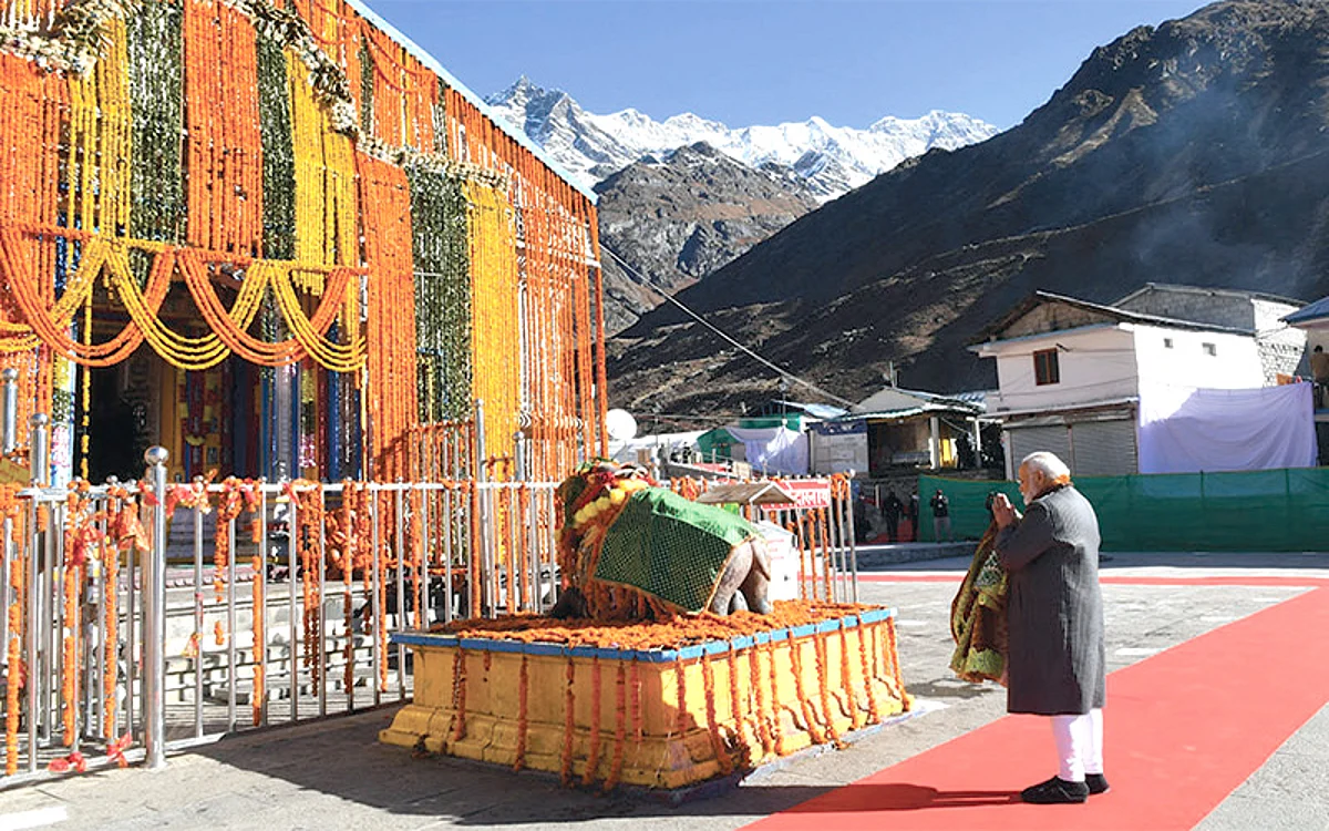 PM Modi inaugurates rebuilt Shankaracharya samadhi in Kedarnath