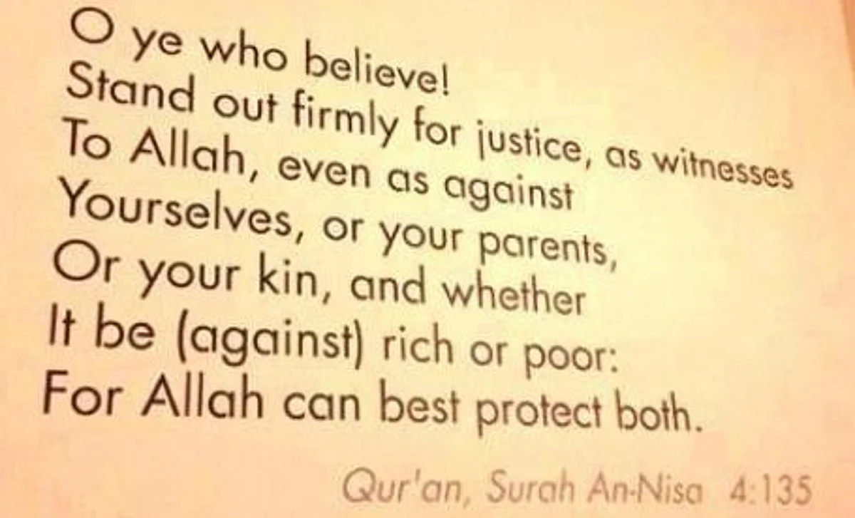 Justice—an attribute of Allah