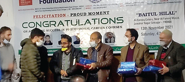 JKYF felicitates 6 students for achieving feat