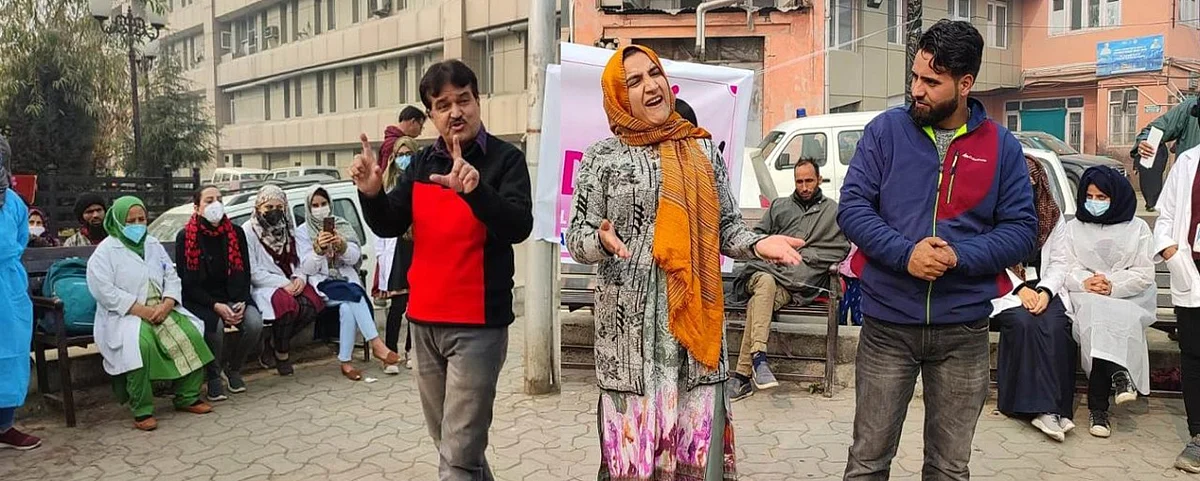 DIPR's Cultural Unit Srinagar organizes Nukkad Natak on ‘Save Girl Child’