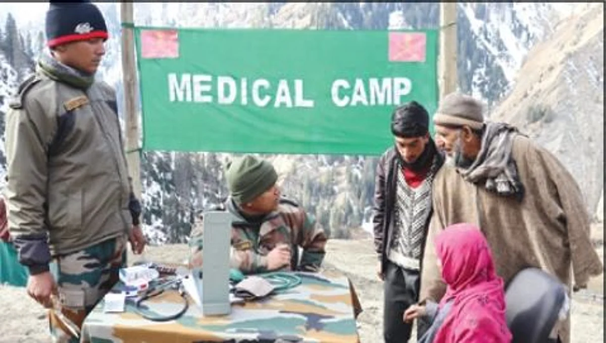 Medical camp at SK Village for LoC residents