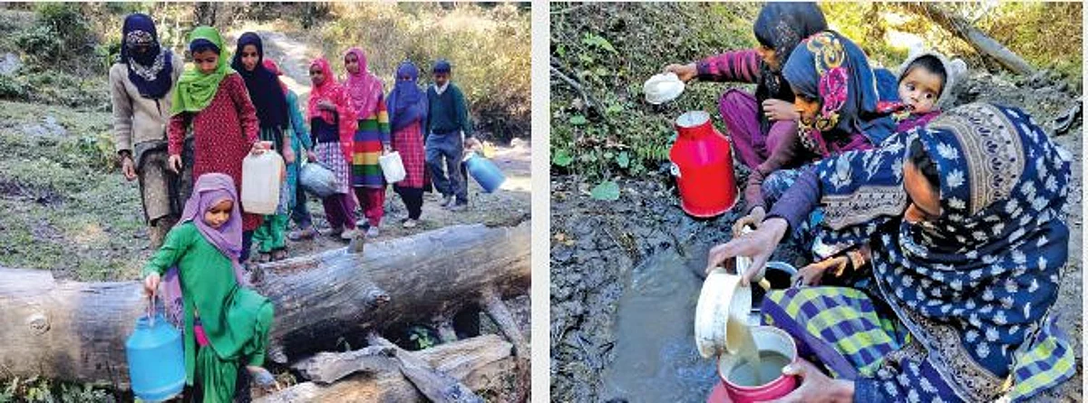 Water crisis cuts short education for girls in Bhadarwah hamlet