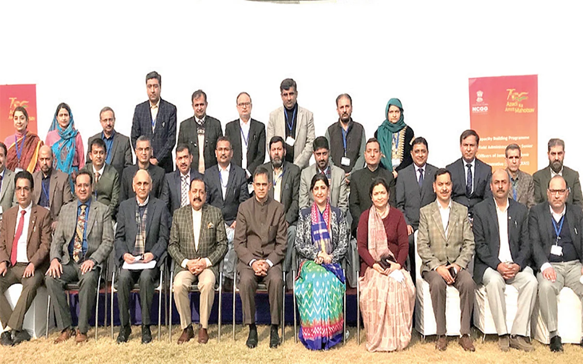 Dr Jitendra Singh addresses JKAS officers, introduces Integrated Governance Concept