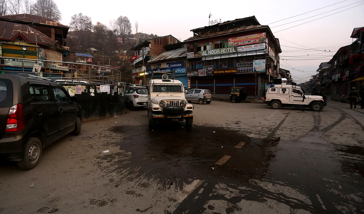 Two police personnel were killed in a hit and run case by suspected militants on Friday evening in north Kashmir's Bandipora.
