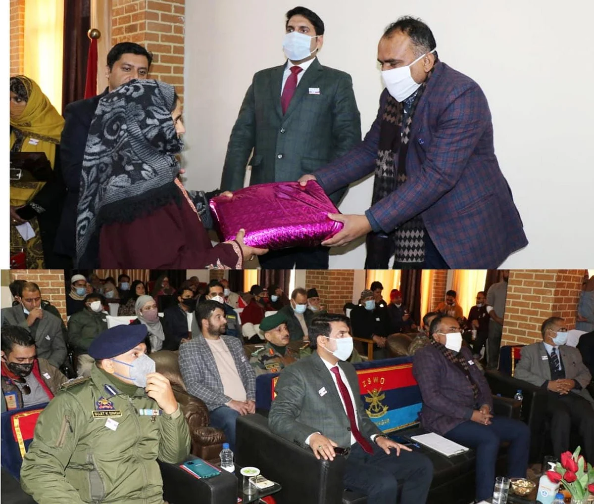 The programme was attended by the Divisional Commissioner, Kashmir, Pandurang K Pole; Deputy Commissioner, Srinagar, Mohammad Aijaz Asad, who is also President Sainik Board, Srinagar and GOC 31 Sub Area among other senior government officials.