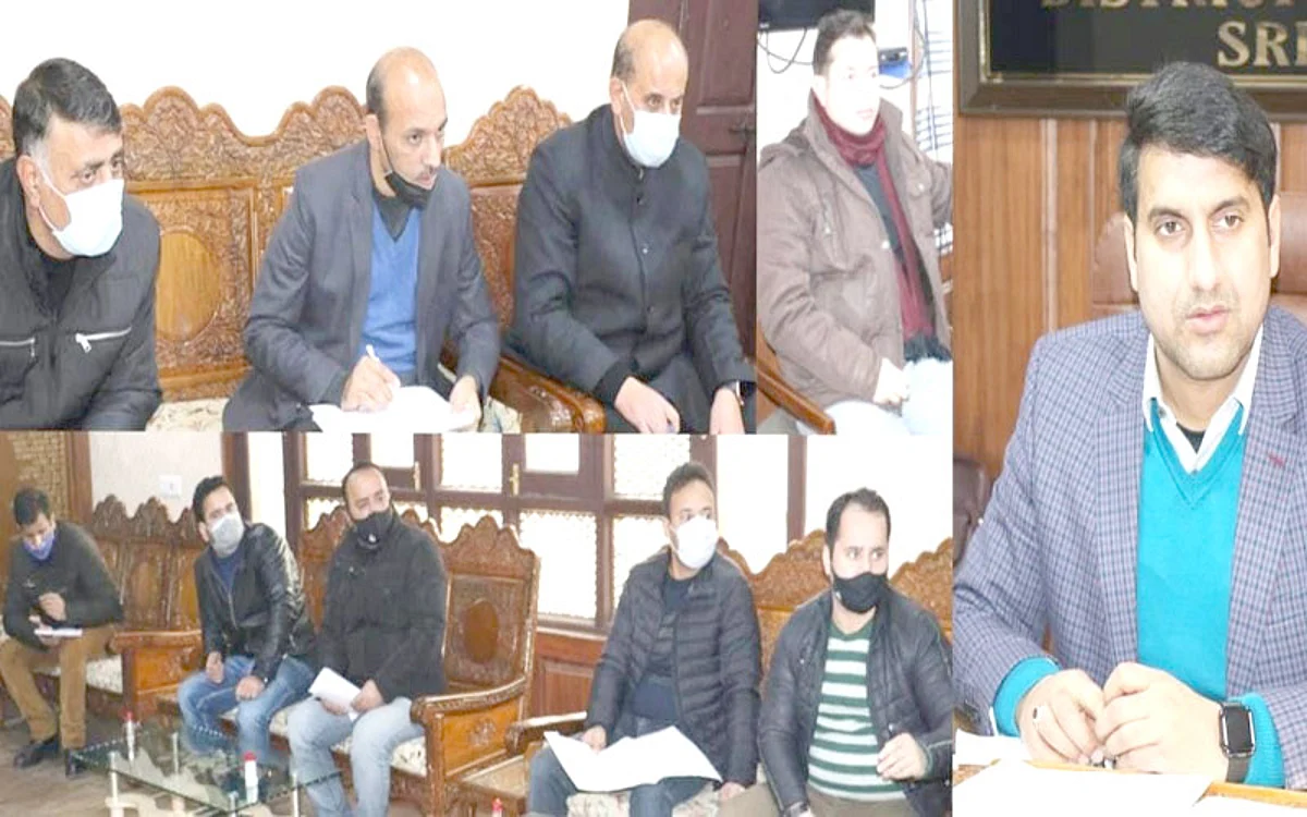 DC Srinagar chairs DLIC meet
