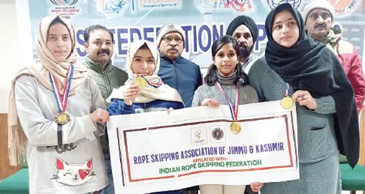 Federation Cup-Uttarakhand | J&K Rope Skipping team win 5 medals