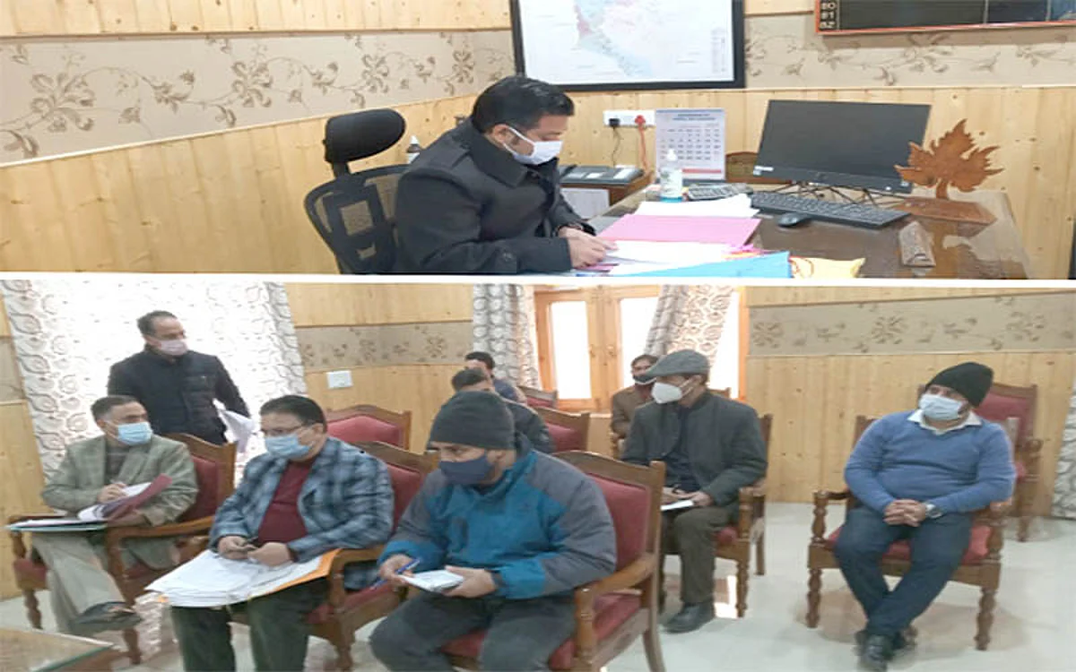 DC Anantnag reviews proposal of revised Stamp duty rates