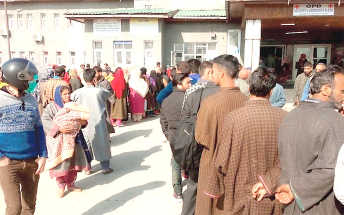 Kulgam hospital without facilities for attendants
