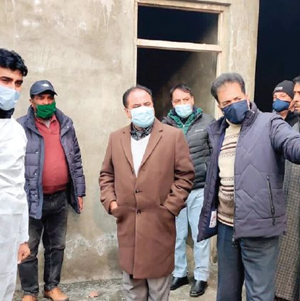Dir Health reviews under-construction hospital buildings in south Kashmir