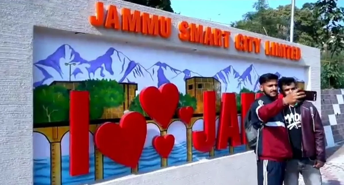 Selfie point in Jammu damaged, FIR lodged