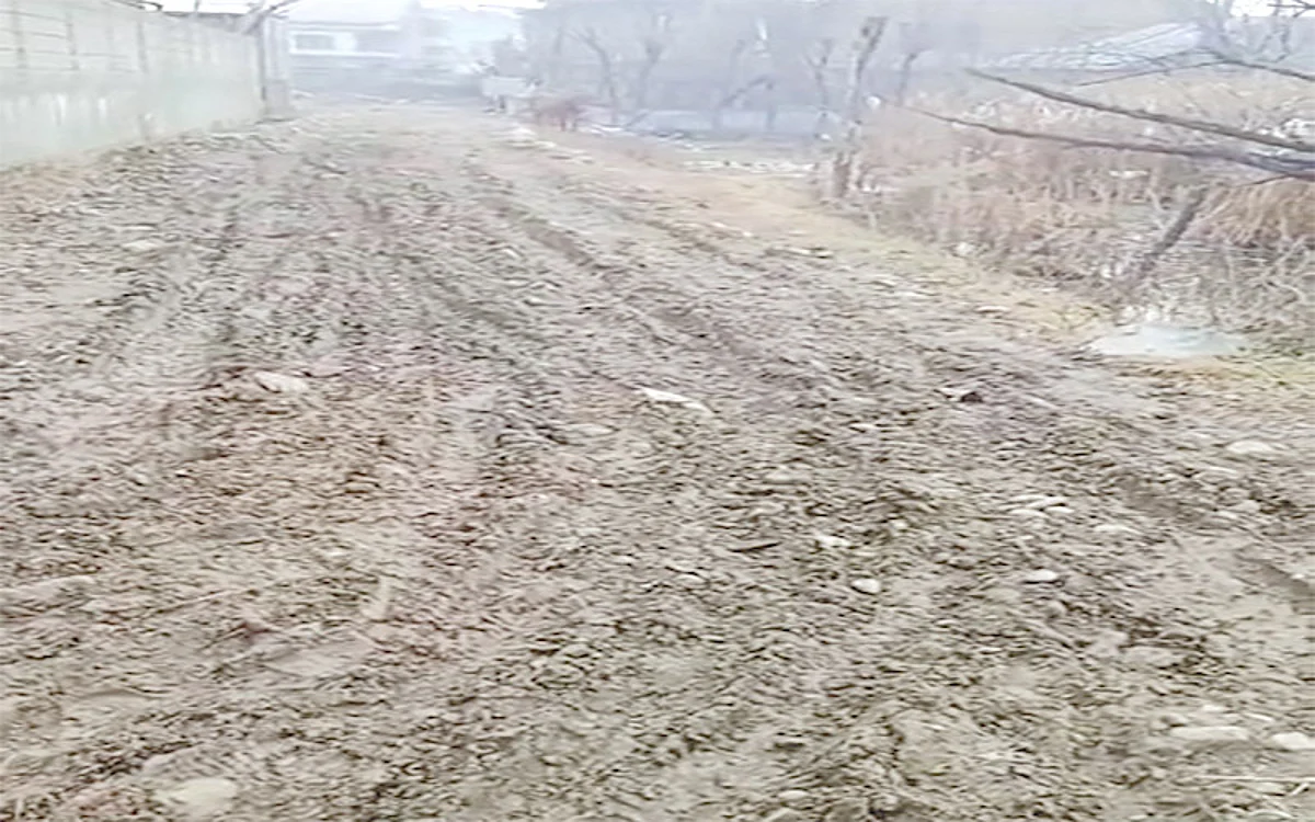 Basharat Colony residents decry dilapidated road