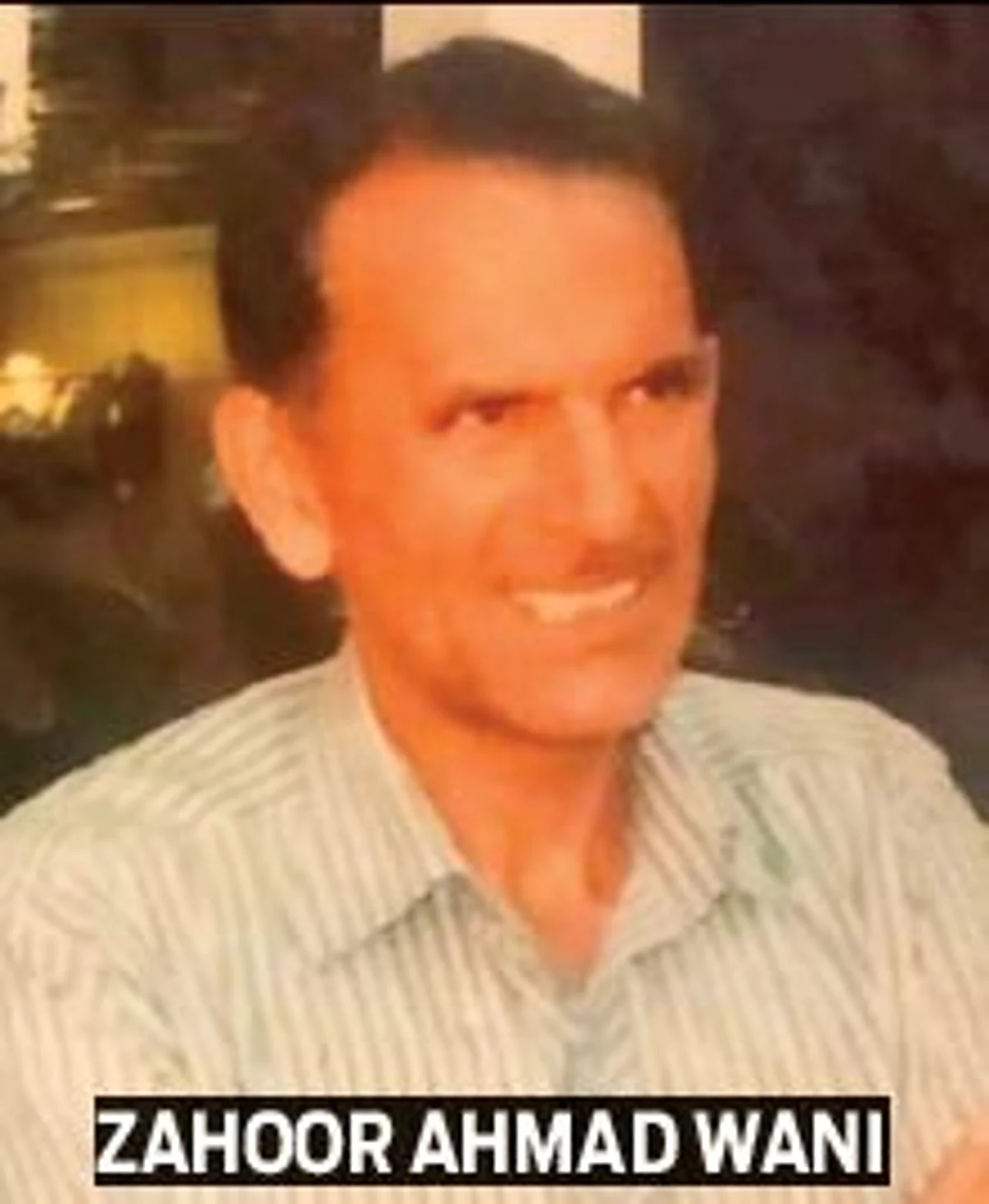 Arif Shafi Wani bereaved