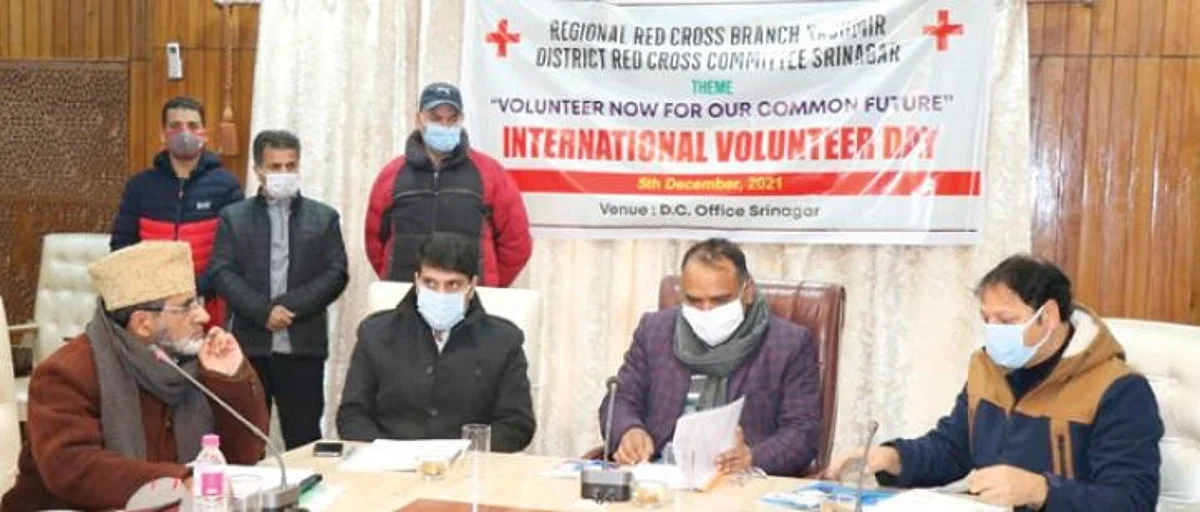 Regional Red Cross Society Kashmir celebrates International Volunteers Day