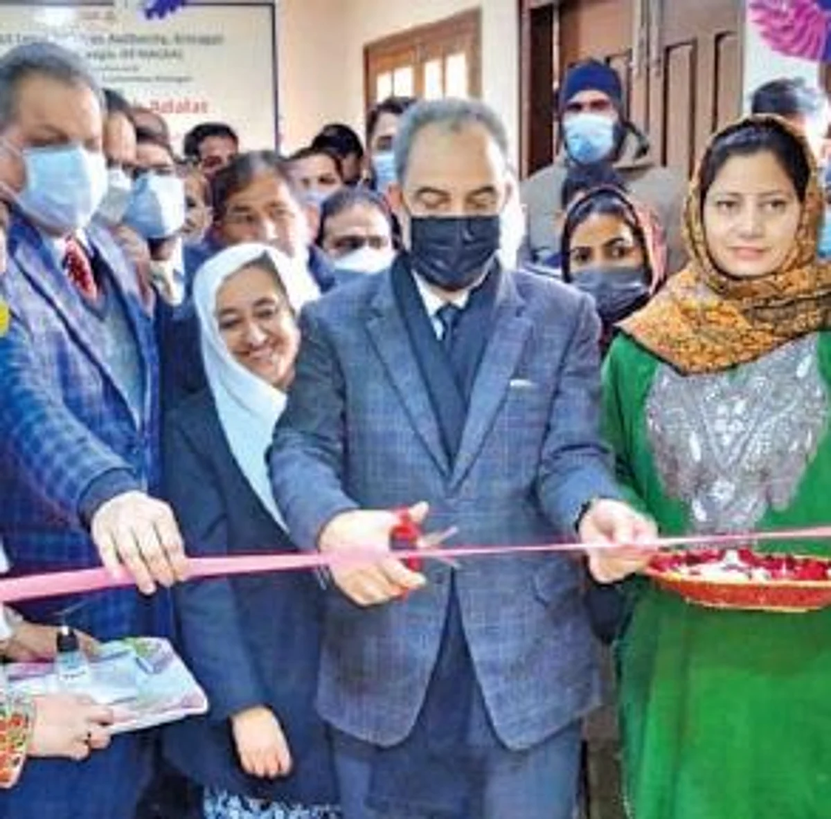 Justice Ali Muhammad Magrey inaugurates 4th National Lok Adalat at District Court, Srinagar