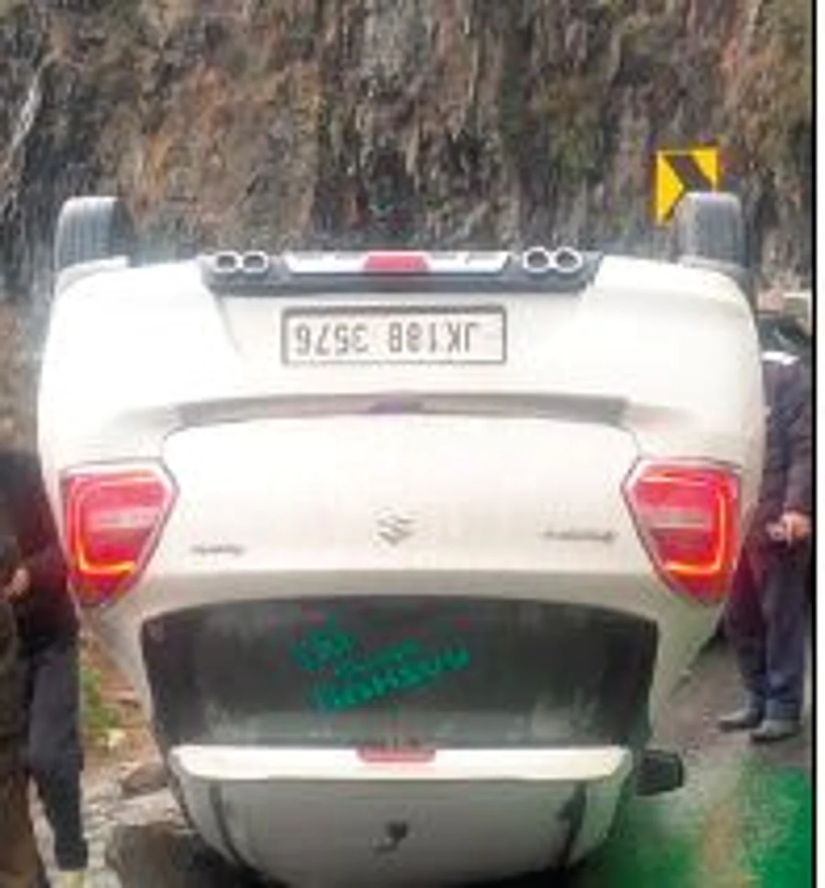 Driver, 4 others have miraculous escape