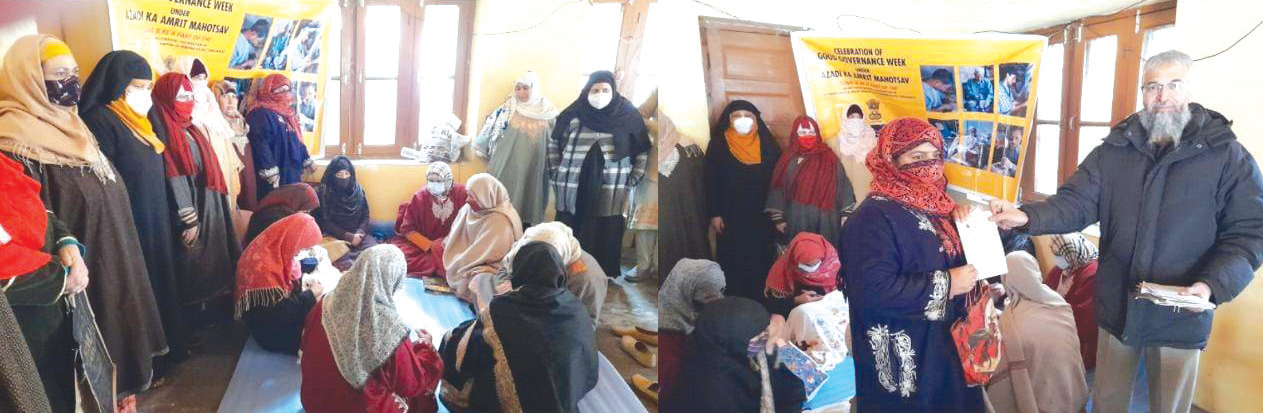 Good Governance Week | Artisans awareness, registration camp held at Srinagar