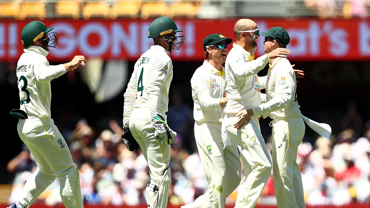 Lyon became the 17th bowler to reach the milestone, and the third Australian, after Shane Warne and Glenn McGrath.